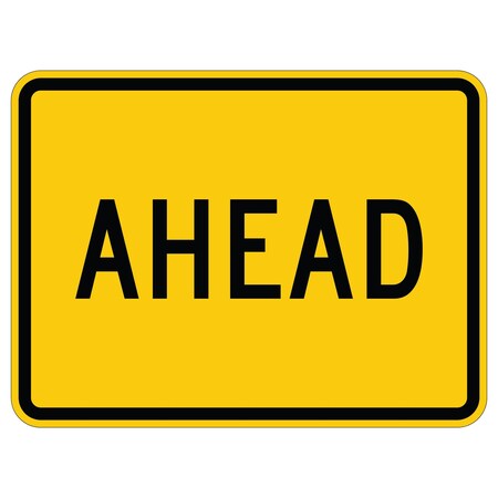 Sign Solutions Usa 24 in Height, 36 in Width, Aluminum, Horizontal Rectangle DUS08HYE3624W16-9p